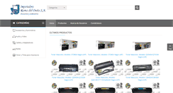 Desktop Screenshot of importadoraromacr.com